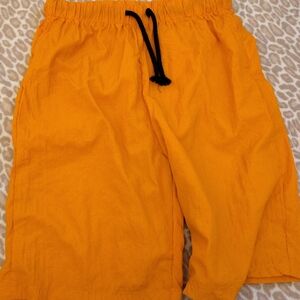 SHEIN Vibrant Orange Kids Shorts